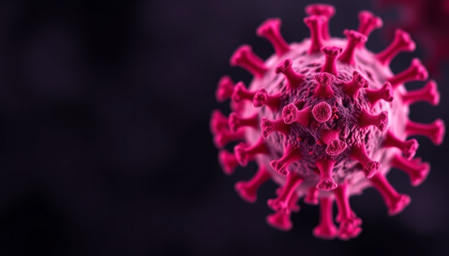 Close-up of an HIV virus particle, linked to foreign aid cuts.