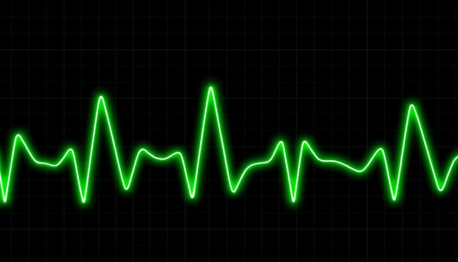 ECG display highlighting early signs of heart problems