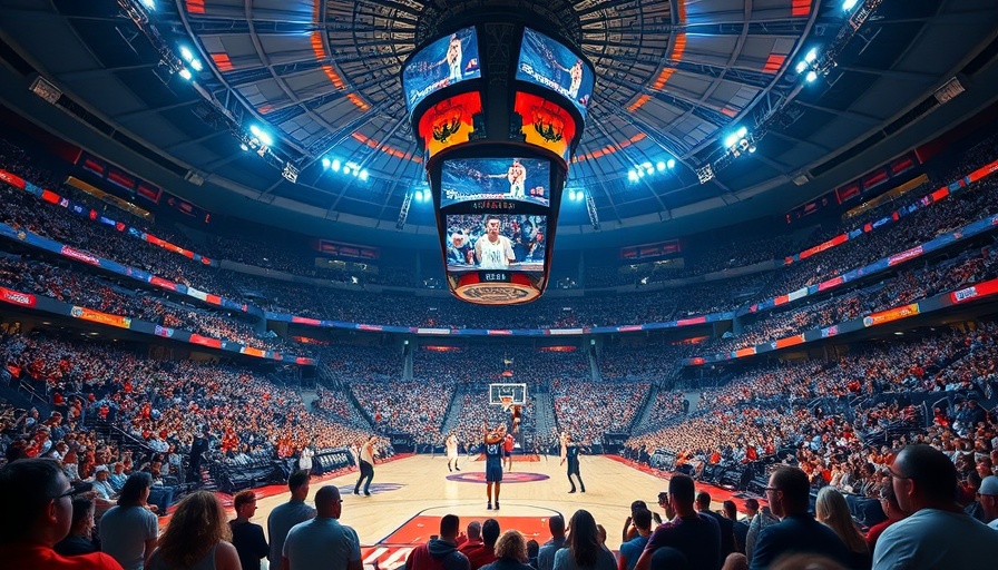 Houston basketball team Big3 game in packed arena.