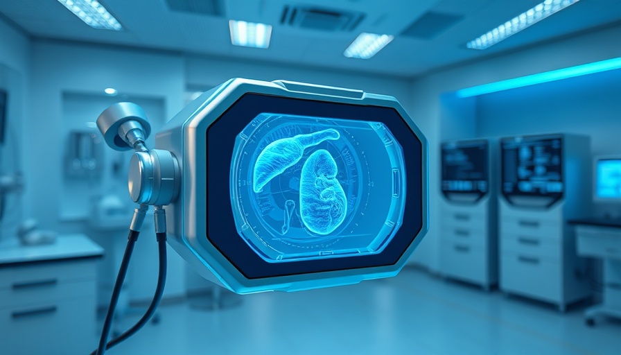 Futuristic virtual biopsy device in a lab setting