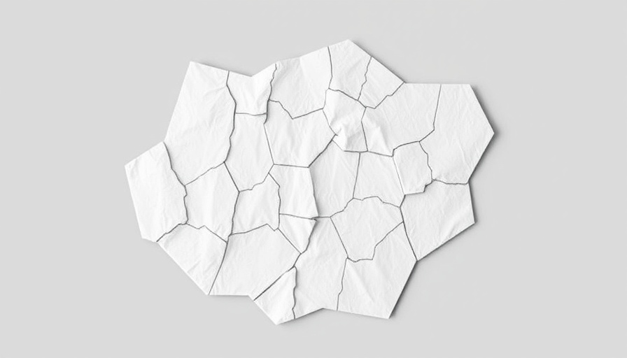 Abstract gray shape representing undefined borders and regions.