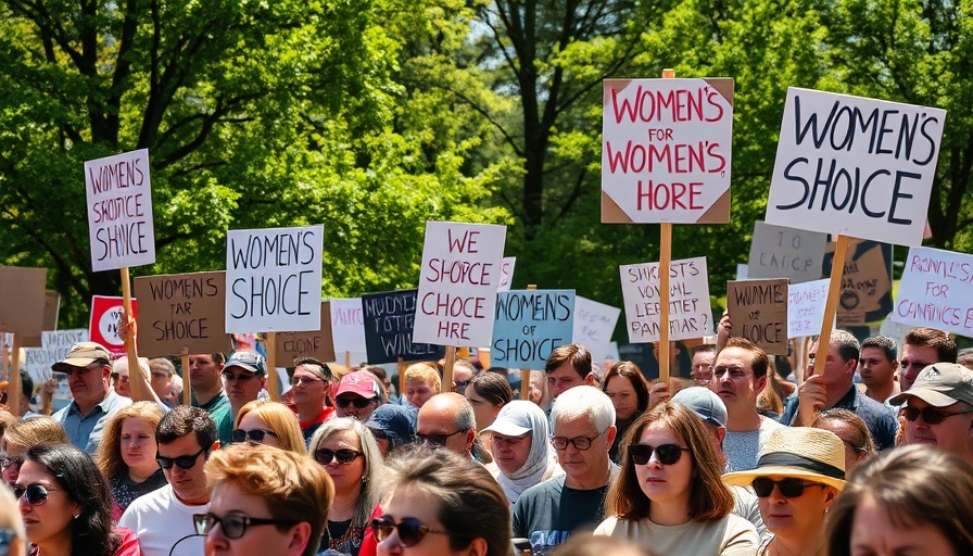 Protesters in Texas holding signs for choice, challenging abortion bill.