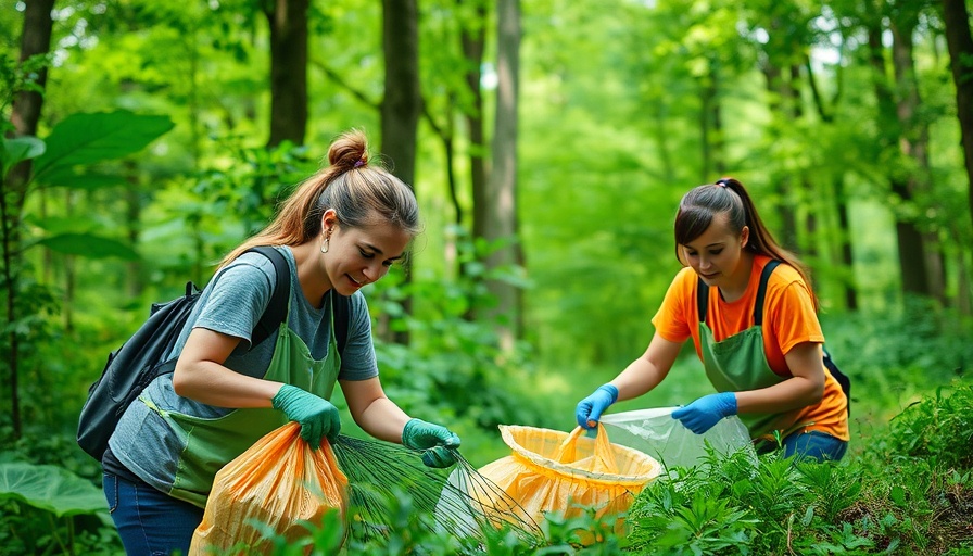 Houston Trash Bash volunteers cleaning Little White Oak Bayou