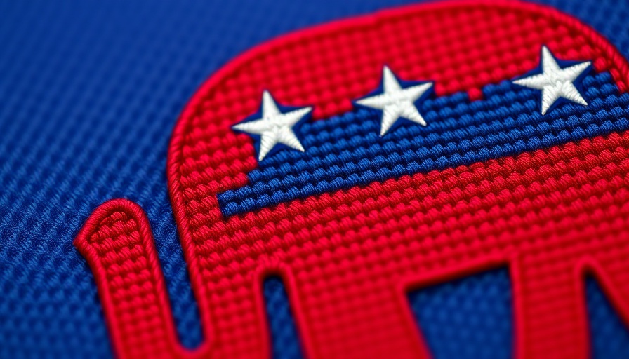 Close-up Texas GOP emblem representing data breach news.
