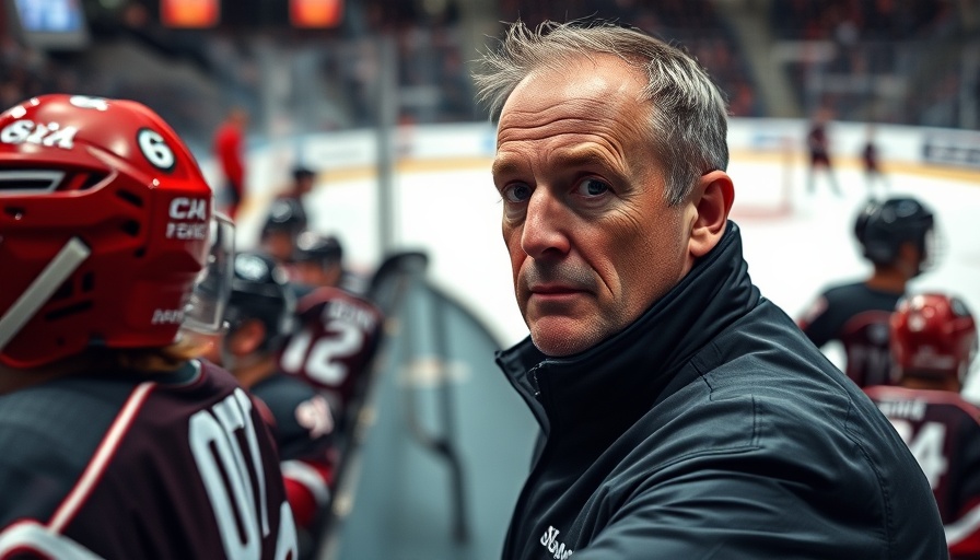 Islanders losing streak playoffs, coach looks concerned during game.