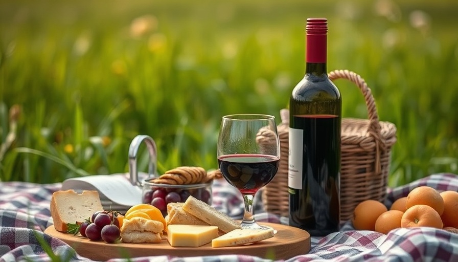Cozy picnic with wine and snacks; wine safety and health risks.
