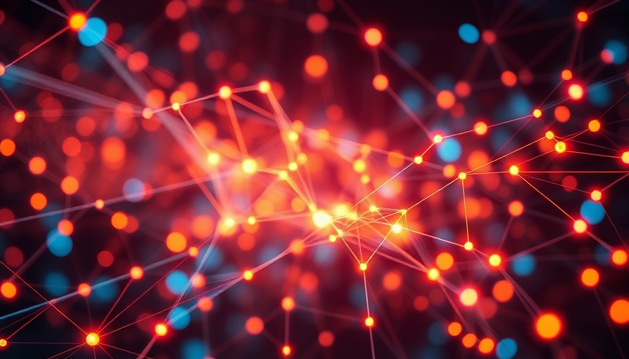 Abstract visualization of Schneider Electric investment in AI theme
