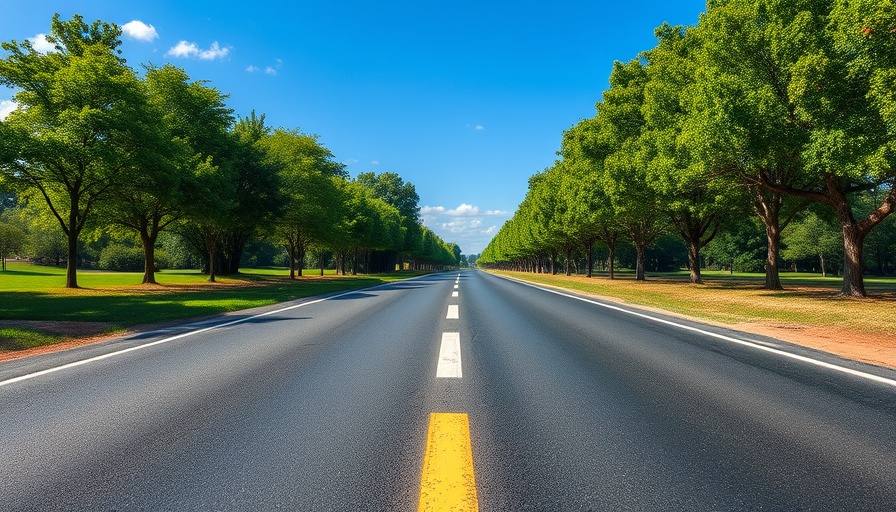 Highland Village asphalt overlays road improvement with fresh paving.