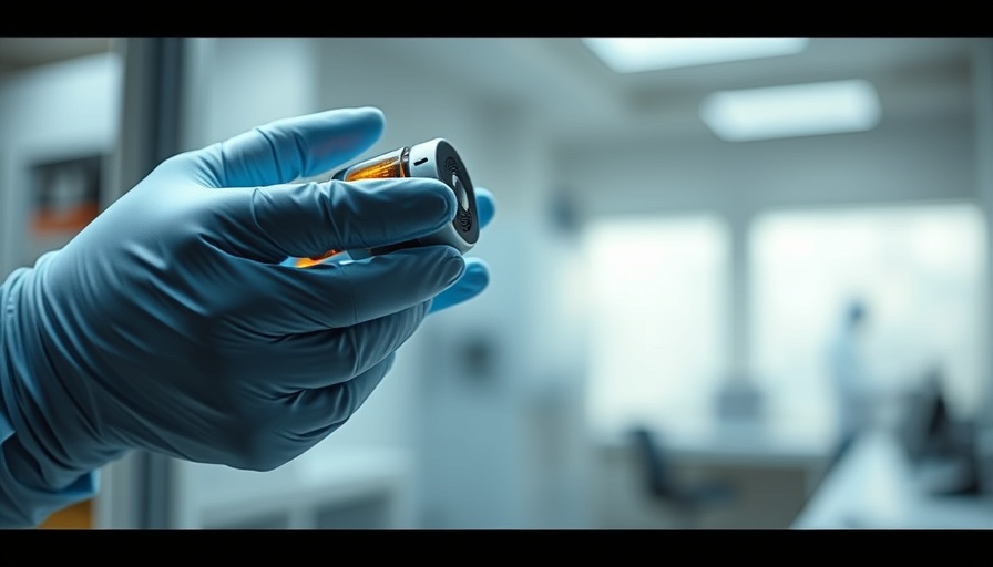 Close-up of brain implant for converting thoughts to speech