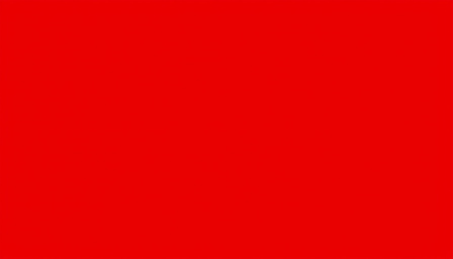 Bright red background with no objects.