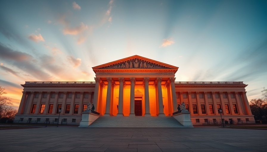 Supreme Court building at sunset for Planned Parenthood Medicaid funding South Carolina.