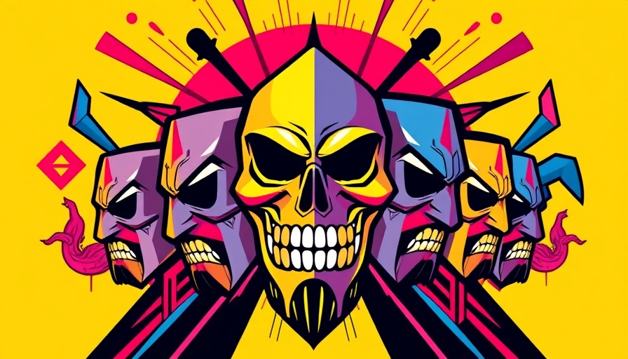Colorful graphic symbolizing the health benefits of swearing
