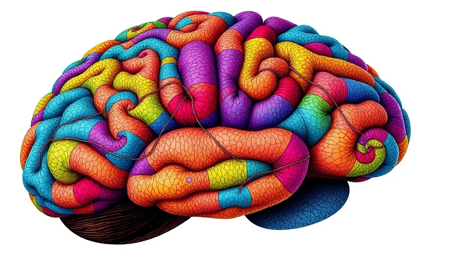 Colorful brain maps illustrating the impact of air pollution on childhood brain connectivity, scientific illustration.