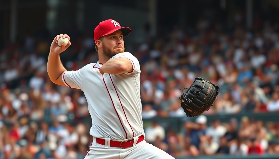 Dynamic pitcher mid-pitch highlighting return of pine tar in baseball.