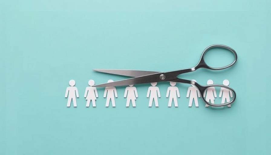San Antonio business closures concept with scissors cutting paper dolls.
