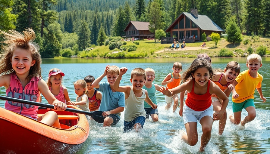Children enjoying summer camps San Antonio with various activities.