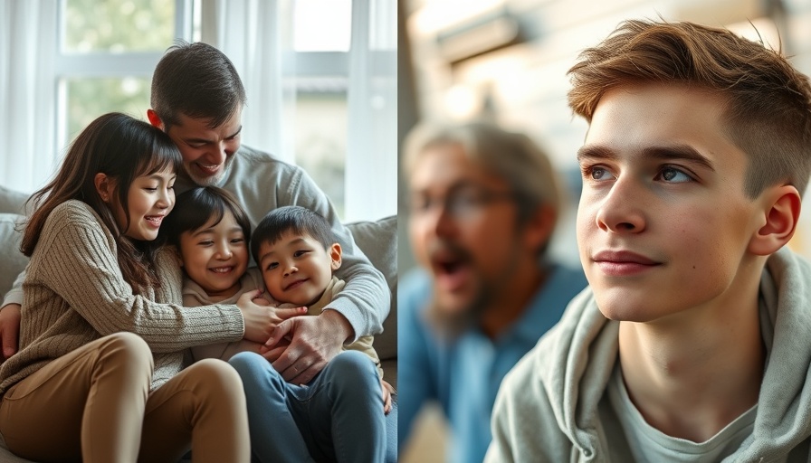 Collage depicting youth and family in Texas context.