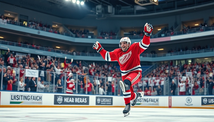 Ovechkin nearing Gretzky's record: joyful hockey celebration with vibrant crowd.