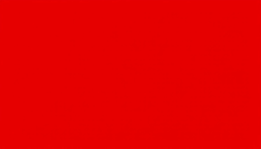 Solid red image, minimalistic design.