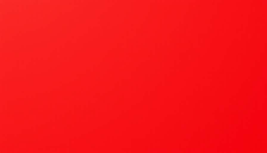 Plain red square image representing simplicity and minimalism.