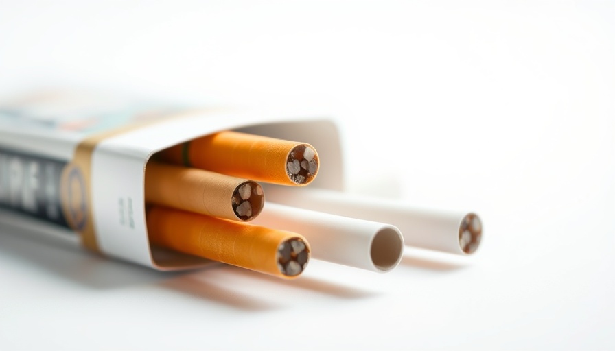 Open cigarette pack symbolizing CDC cuts smoking cessation programs.