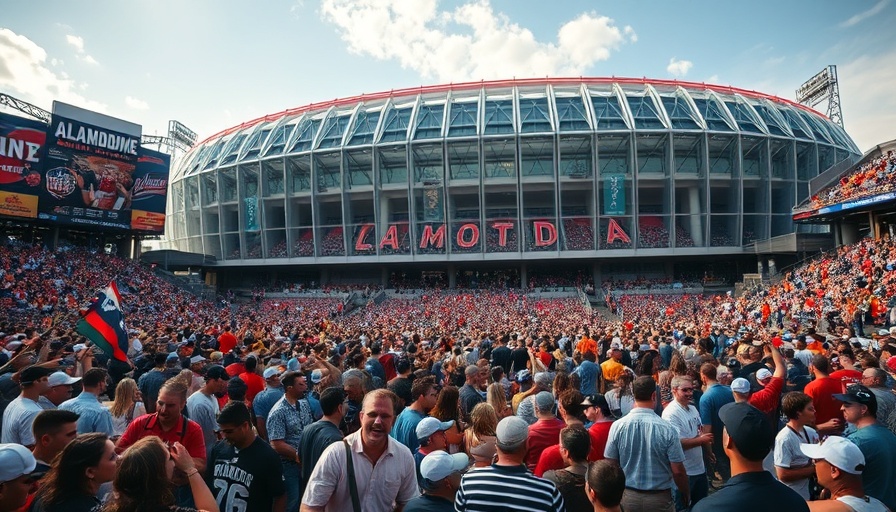 Crowd at the reimagined Alamodome during a Final Four event.