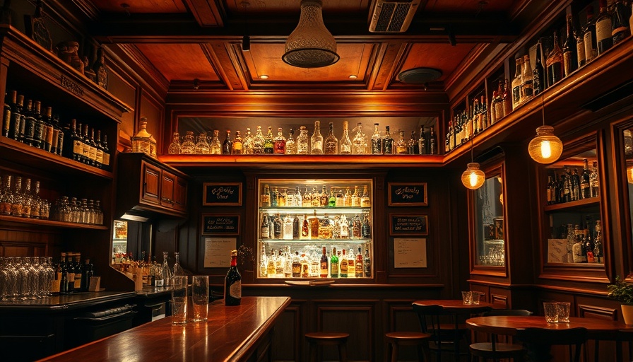 Cozy vintage bar in San Antonio, highlighting warm decor and ambiance.