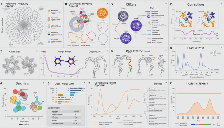 Scientific data and charts illustrating therapeutic targets for multiple sclerosis.