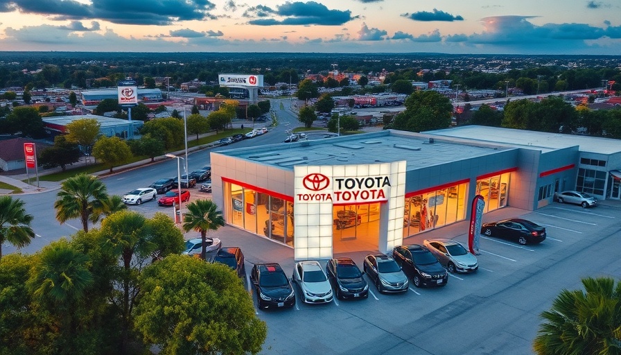 Boerne auto dealership expansion showcased with a variety of cars displayed.