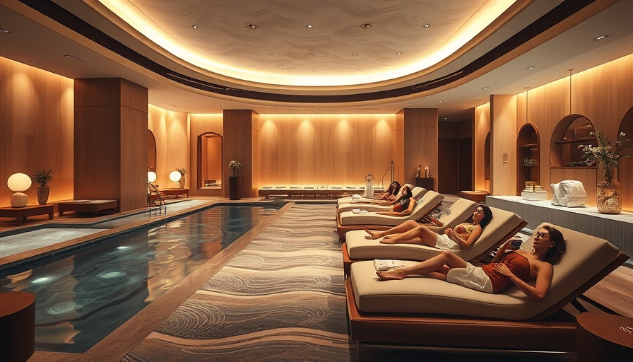 Luxurious spa interior with relaxing guests at Luxe Tranquility Med Spa Frisco.