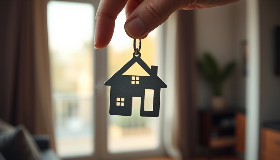 Hand holding house keys, symbolizing property ownership and the days Texans work to afford a mortgage.