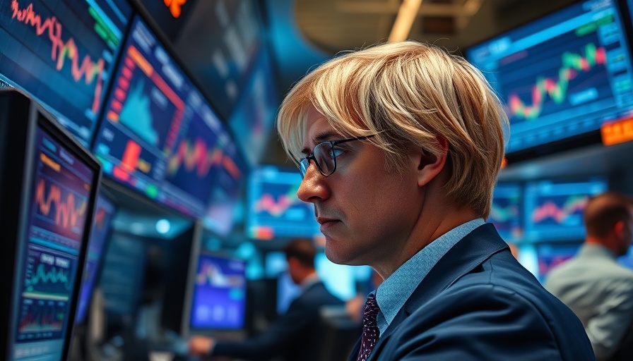 Trader reacts to Trump tariff pause with market data analysis