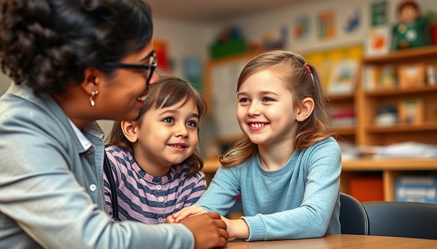 Role of assessments in autism care: Young girl and professional interacting.