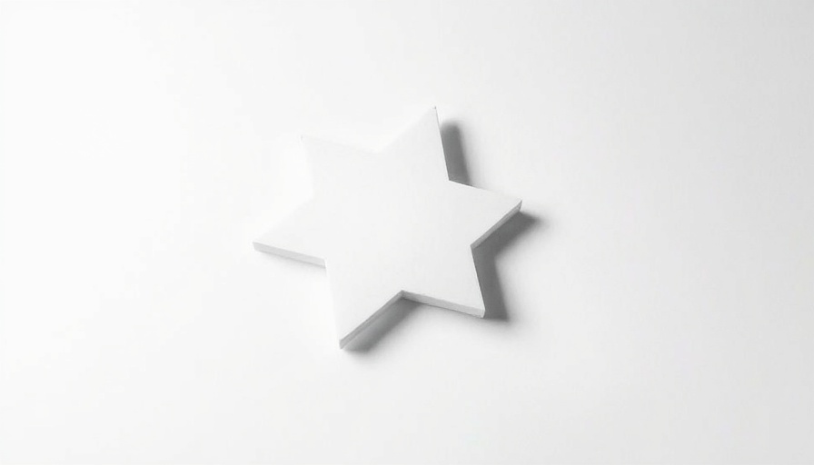 Abstract jagged silhouette resembling artwork, minimalistic design.