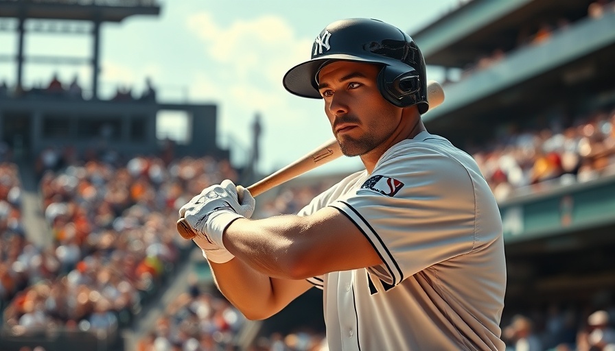 Baseball player at bat in stadium, San Antonio ballpark.