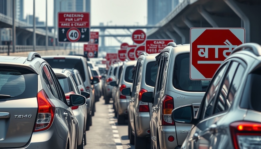 I-10 closures Houston causing traffic congestion with cars behind barricades.