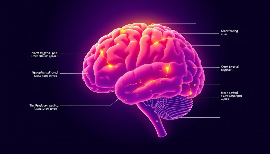 Diagram of neuronal migration for neuron migration health and wellness