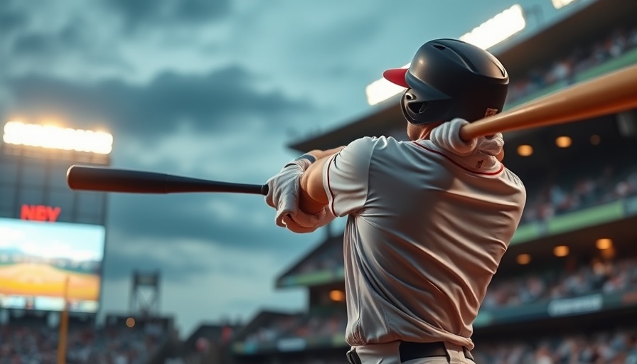 Dynamic scene of Cal Raleigh's home run in a stadium.