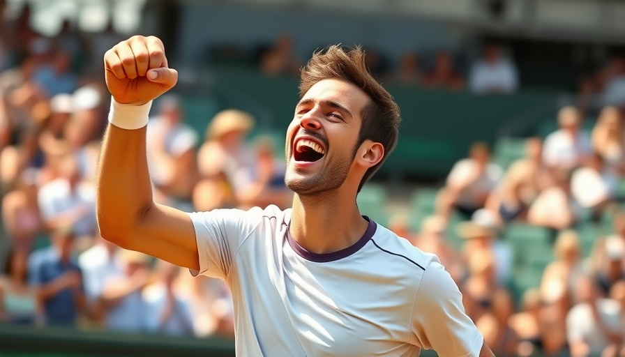 Alcaraz vs. Musetti betting preview: Tennis player celebrating on court