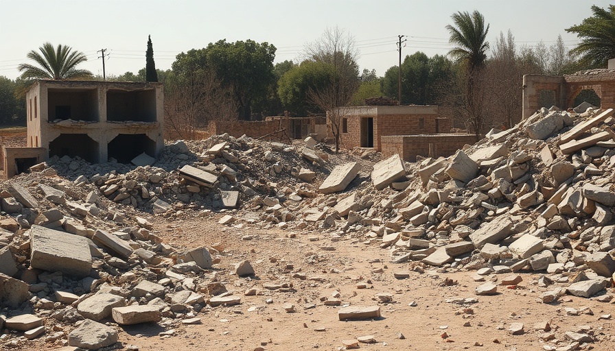 Austin house explosion site with debris and crime scene tape
