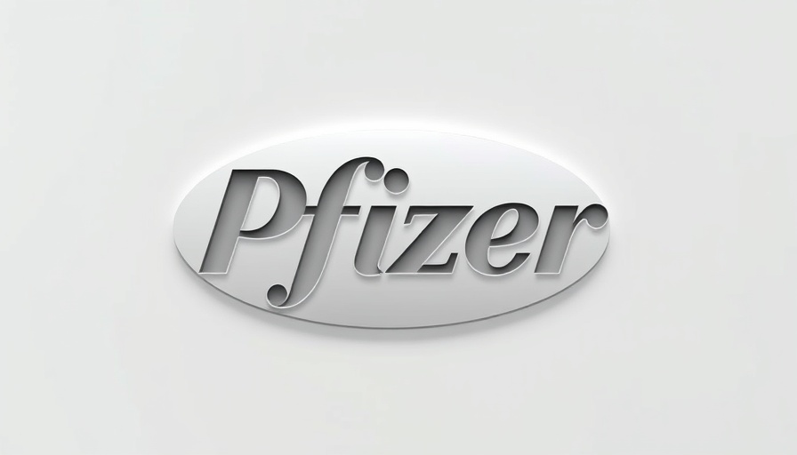Sleek Pfizer logo on white background for Pfizer obesity pill development.