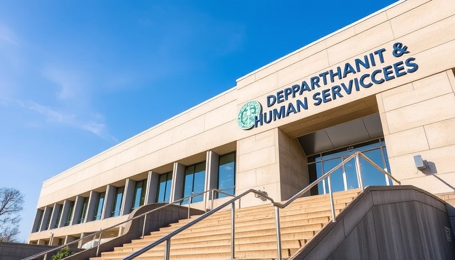 Department of Health and Human Services building indicating Medicaid funding.