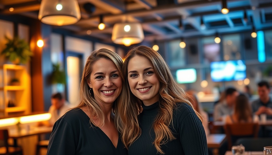 Two women enjoying at a San Antonio dining venue.