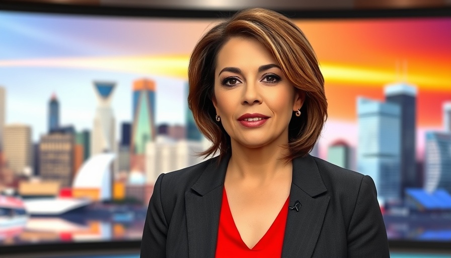San Antonio news anchor retiring, professional studio portrait.