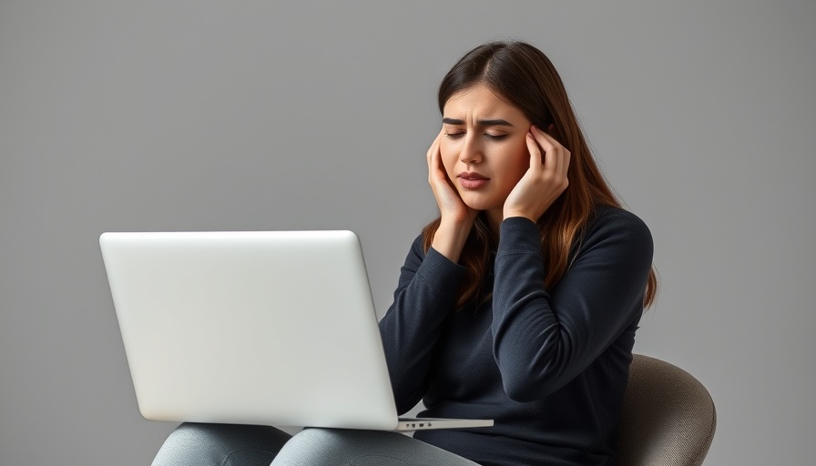 Clinical significance of sleepiness depicted by tired young woman at desk.