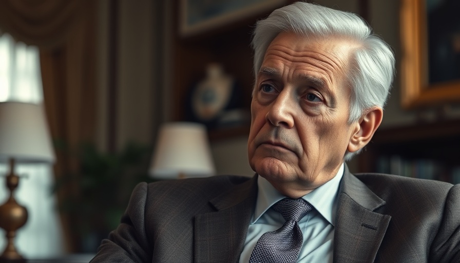 Distinguished older man contemplating Daylight Saving Time impact on society.