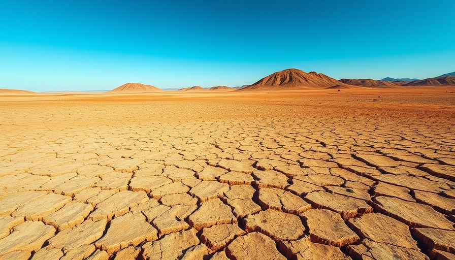 Desert landscape symbolizing Trump water restrictions, drought conditions.