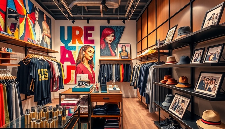 Interior of a chic Austin lifestyle store with trendy displays.