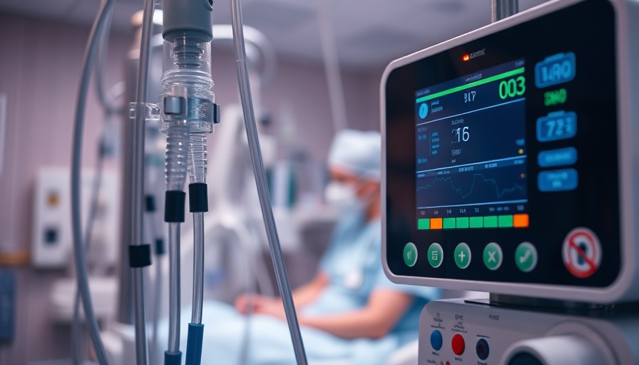 Close-up of medical dialysis equipment in a hospital setting.