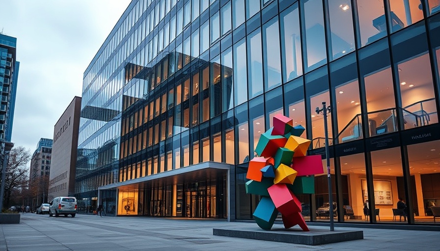 Elliott Investment Management HPE stake modern office building at dusk.